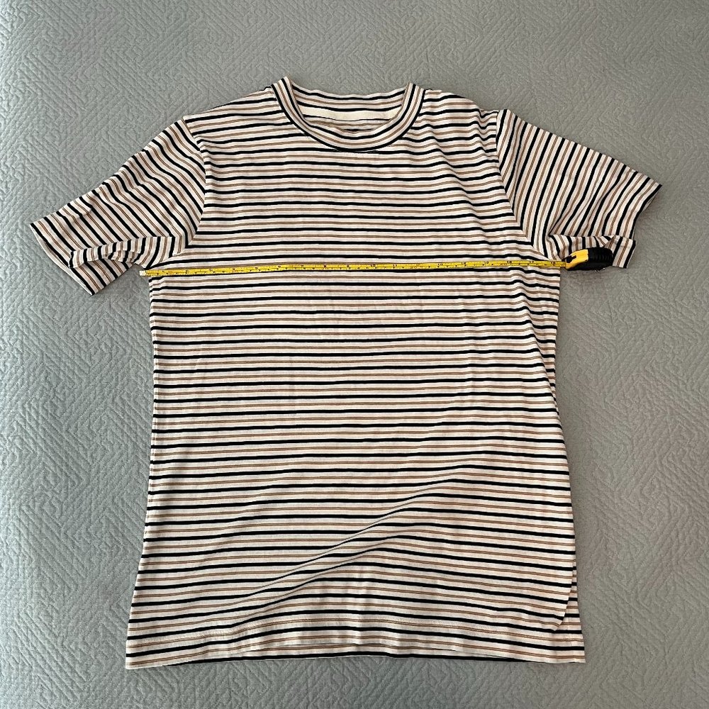 MM Lafleur Leslie Stripe T-Shirt Pima Cotton Small